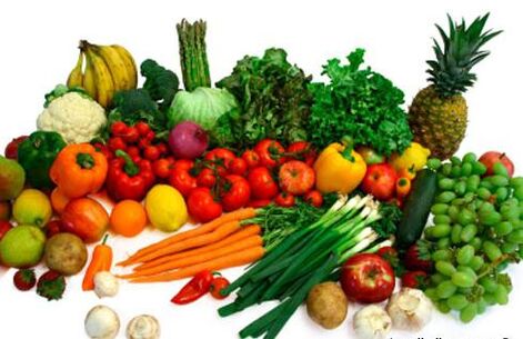 verduras y frutas